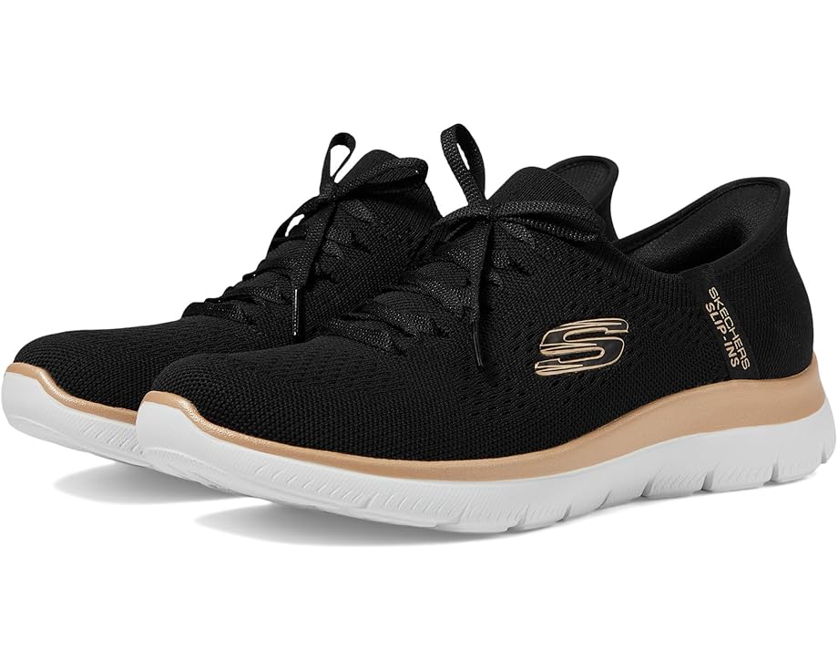 スケッチャーズ ナイト フリー スニーカー レディース 【 SKECHERS SUMMITS NIGHT CHIC HANDS FREE SLIP-INS / 】