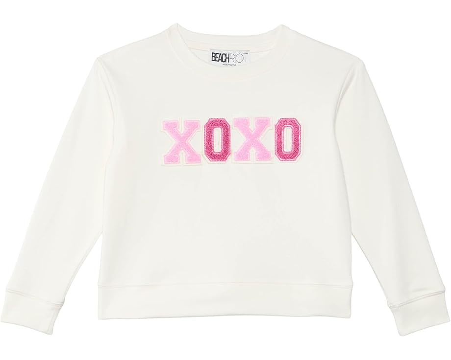 ビーチライオット クリーム ジュニア キッズ 【 BEACH RIOT LITTLE CASSIA TOP / XOXO CREAM 】 ベビー マタニティ トップス スウェット トレーナー