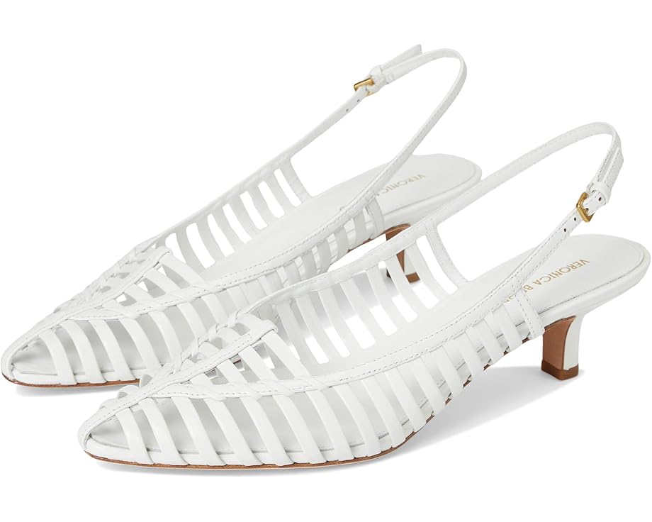 ベロニカ 白色 ホワイト レザー レディース 【 VERONICA BEARD BRITTE / COCONUT WHITE LEATHER 】 パンプス
