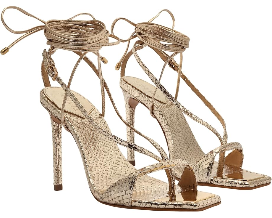 シュッツ レザー ゴールド レディース 【 SCHUTZ VIKKI METALLIC LEATHER SANDAL / GOLD 】 パンプス 27,864円