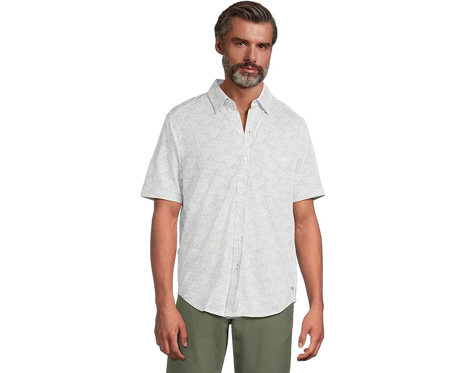 トミーバハマ アバランチ メンズ 【 TOMMY BAHAMA SAN LUCIO TRI LEAF GEO SHIRT / AVALANCHE 】 メンズファッション トップス Tシャツ カットソー