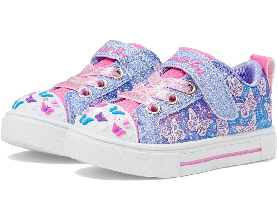 スケッチャーズ ジュニア キッズ 【 SKECHERS KIDS TWINKLE SPARKS - OMBRE FLUTTE / LAVENDAR MULTI 】 ベビー マタニティ スニーカー|スニケス