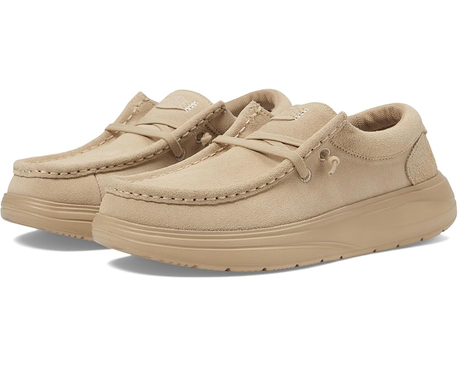 ヘイデュード スエード スウェード レディース 【 HEY DUDE WENDY COMF SUEDE / TAN 】