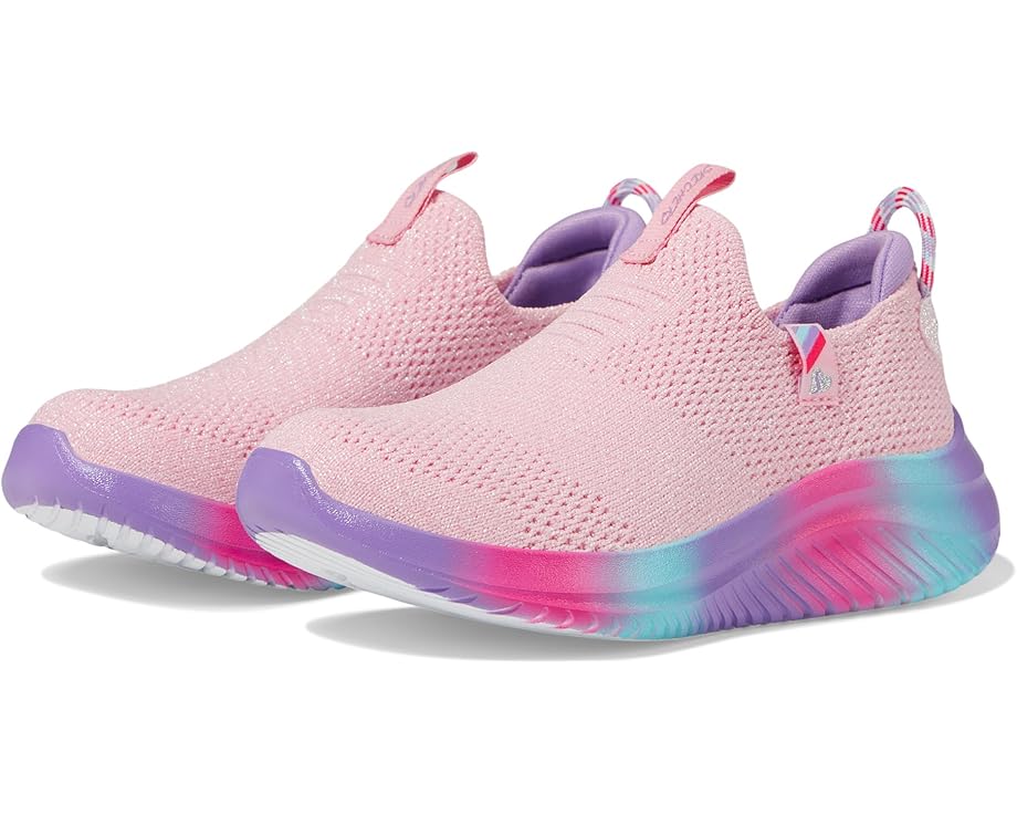 スケッチャーズ ウルトラ ピンク 3.0 ジュニア キッズ 【 SKECHERS KIDS ULTRA FLEX - COLOR JOY / LIGHT PINK MULTI 】 ベビー マタニティ スニーカー