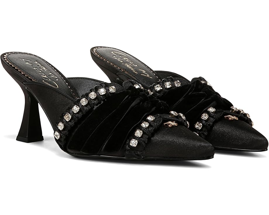 黒いこと 黒いこと 繻子 レディース 【 CIRCUS NY BY SAM EDELMAN TRISTYN / BLACK SATIN 】 パンプス