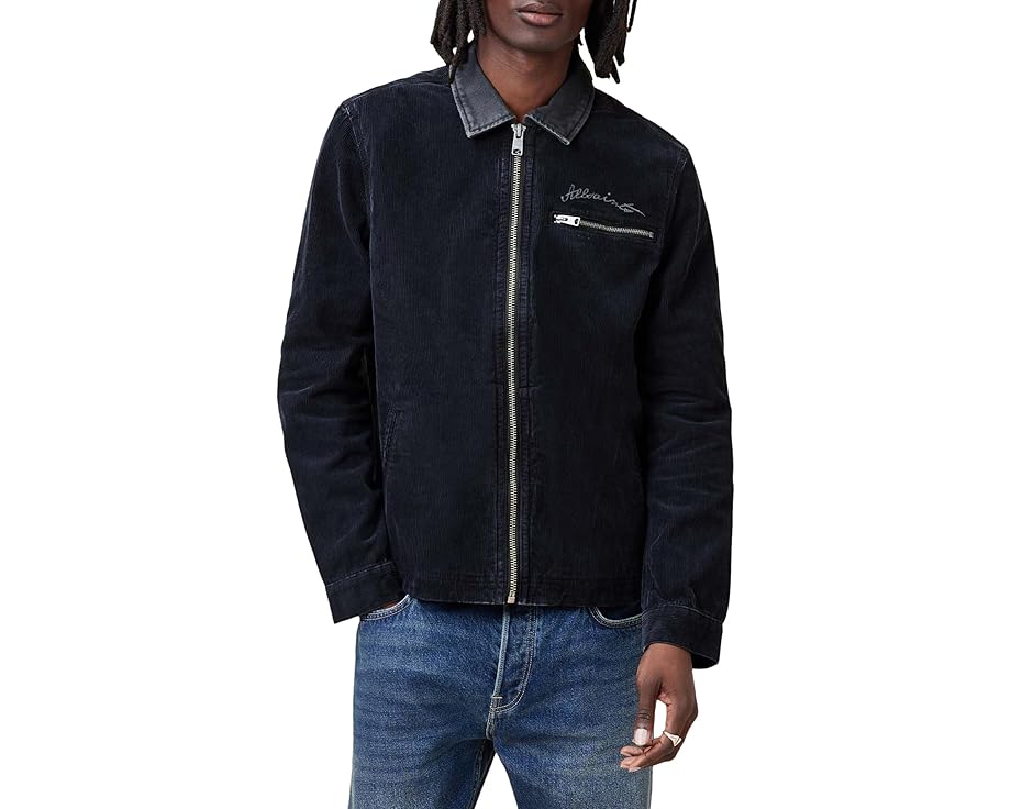 オールセインツ 灰色 グレー メンズ 【 ALLSAINTS ROTHWELL CORD / TUMBLED GREY 】 メンズファッション コート ジャケット