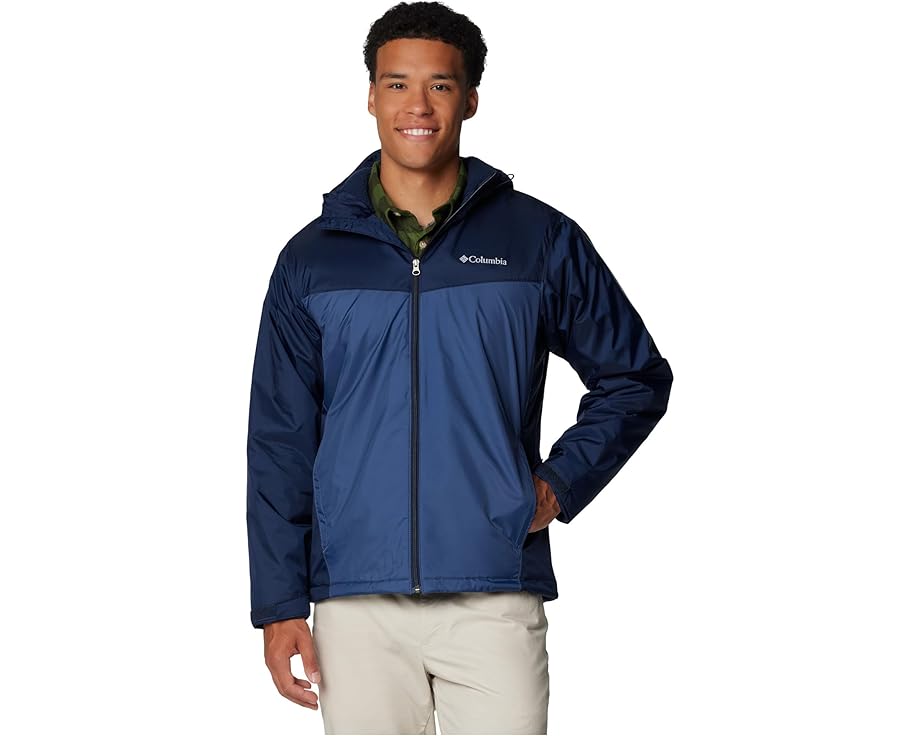 コロンビア ジャケット 紺色 ネイビー メンズ 【 COLUMBIA GLENNAKER II SHERPA LINED JACKET / COLLEGIATE NAVY DARK MOUNTAIN 】 メンズファッション コート｜スニケス