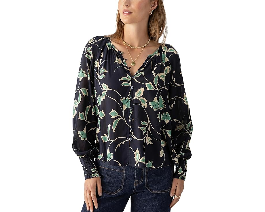 サンクチュアリー レディース 【 SANCTUARY GARDEN BLOUSE / EVERGREEN 】 レディースファッション トップス Tシャツ カットソー｜スニケス