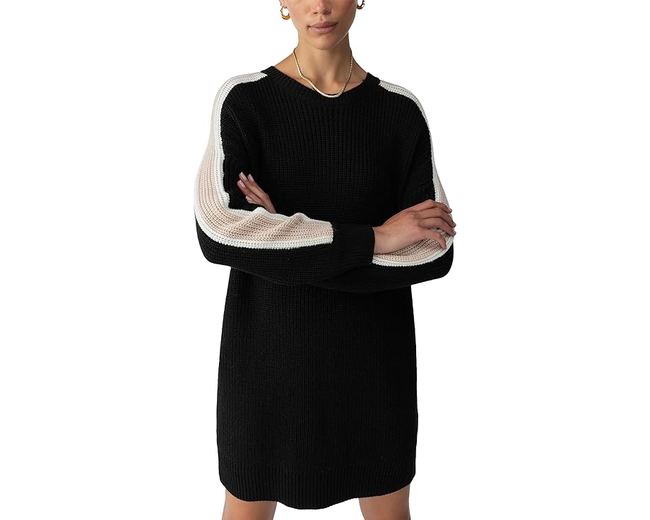 サンクチュアリー トレーナー ドレス 黒色 ブラック T.ALMOND レディース 【 SANCTUARY SPEEDWAY SWEATER DRESS / BLACK MILK T.ALMOND 】 レディースファッション 24,790円