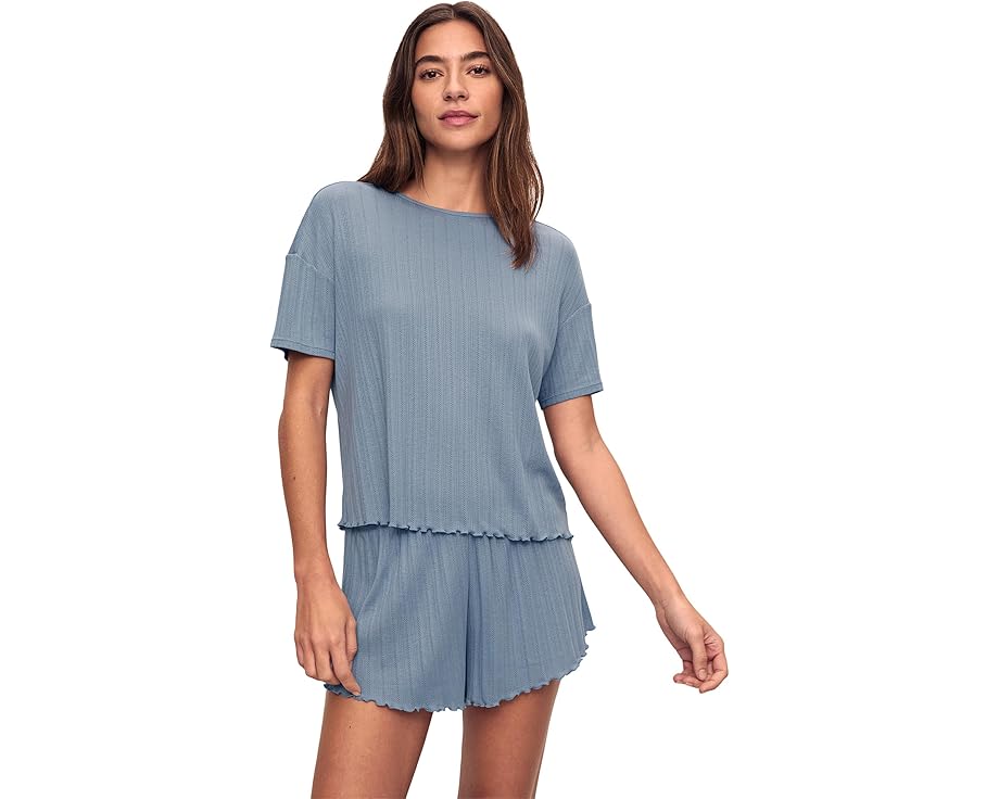 エバージェイ レディース 【 EBERJEY POINTELLE TOP / 】 肌付き 肌付き ナイト爵御召しもの ナイト爵 御部屋 パジャマ