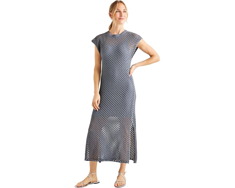 スプレンディッド ドレス レディース 【 SPLENDID NOVA POINTELE DRESS / STORM 】 レディースファッション