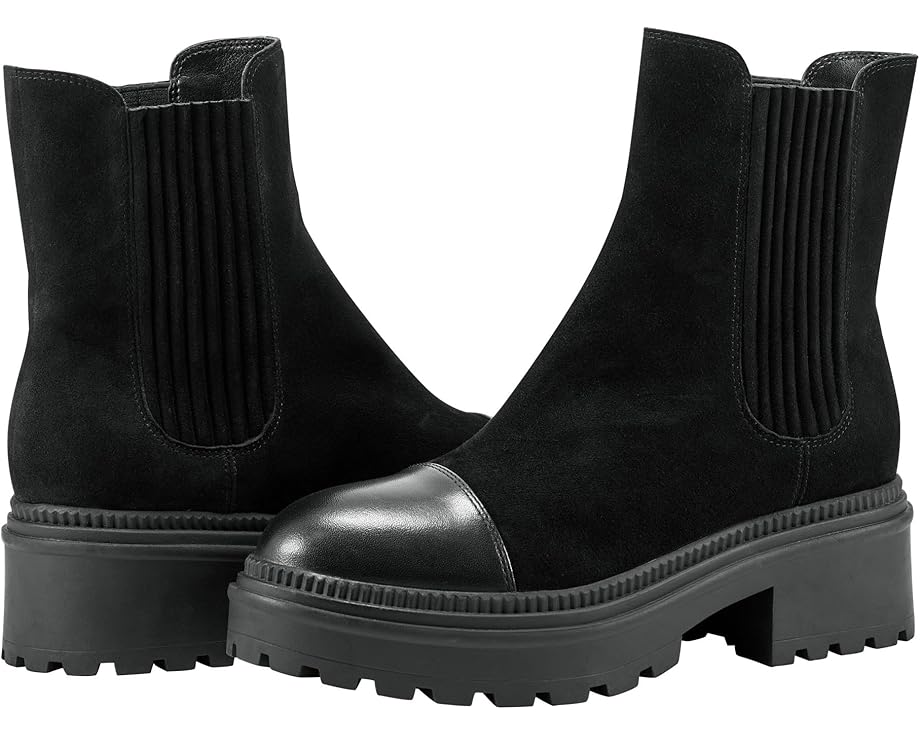 マークフィッシャー エルティーディー 黒色 ブラック スエード スウェード レディース 【 MARC FISHER LTD HADRIA / BLACK SUEDE 】 ブーツ｜スニケス
