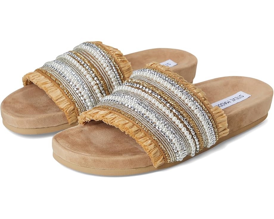 スティーブマデン スティーブマッデン レディース 【 STEVE MADDEN SEASCAPE / TAN MULTI 】 サンダル