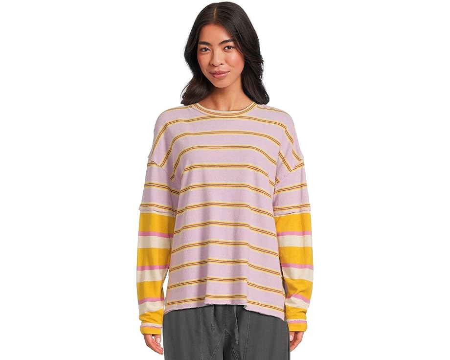 フリーピープル フリー ストライプ スリーブ 長袖 レディース 【 FREE PEOPLE NINA STRIPE LONG SLEEVE / 】 レディースファッション トップス Tシャツ カットソー｜スニケス
