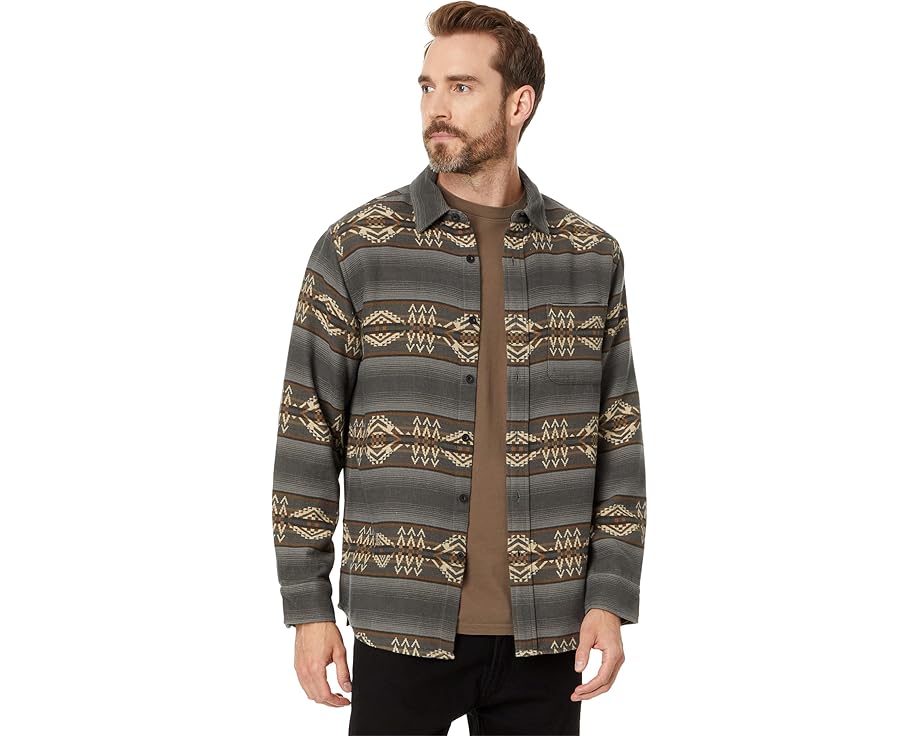 ペンドルトン チャコール メンズ 【 PENDLETON MARSHALL CHAMOIS SHIRT / BEACON ROCK CHARCOAL 】 メンズファッション トップス Tシャツ カットソー｜詳細画像