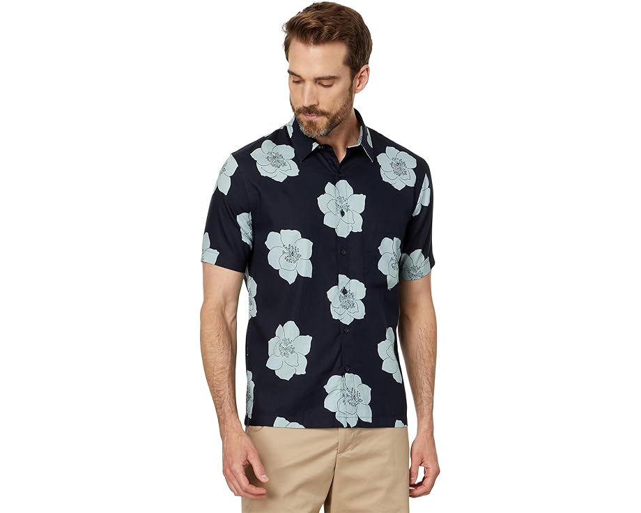 ヴィンス スリーブ 青色 ブルー 半袖 メンズ 【 VINCE APPLE BLOSSOM SHORT SLEEVE / COASTAL CERAMIC BLUE 】 メンズファッション トップス Tシャツ カットソー|スニケス