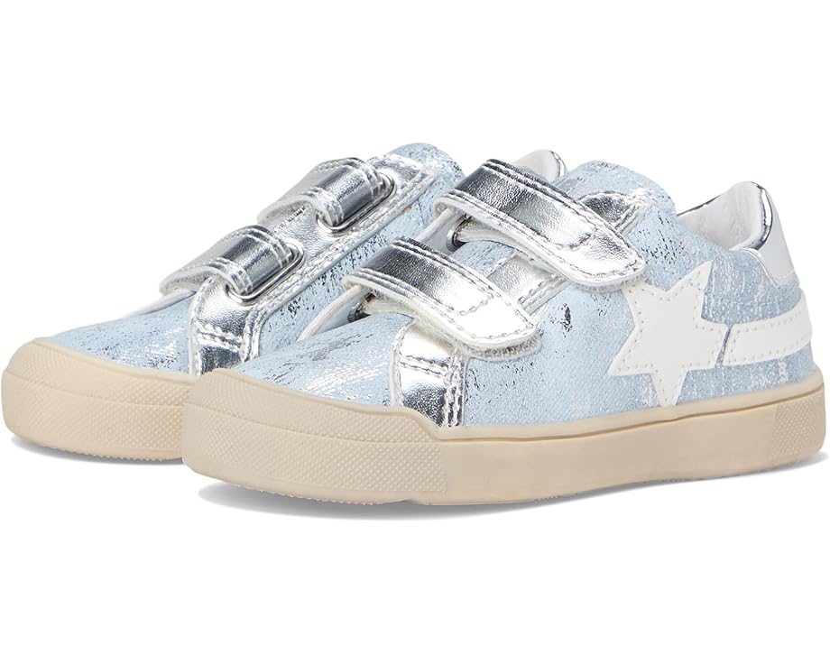 ナチュリーノ ドリーム 銀色 シルバー ジュニア キッズ 【 NATURINO SINGERY LOW VL / DREAM SILVER 】 ベビー マタニティ スニーカー
