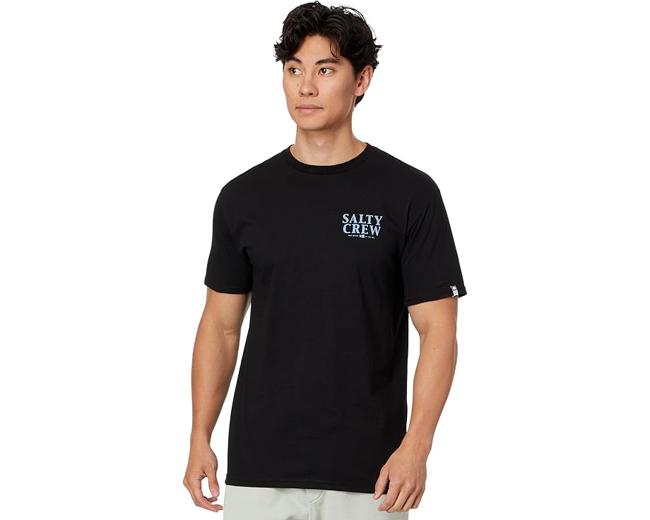 ソルティークルー クルー クラシック スリーブ Tシャツ 黒色 ブラック 半袖 メンズ 【 SALTY CREW YELLOWFIN CLASSIC SHORT SLEEVE TEE / BLACK 】 メンズファッション トップス カットソー