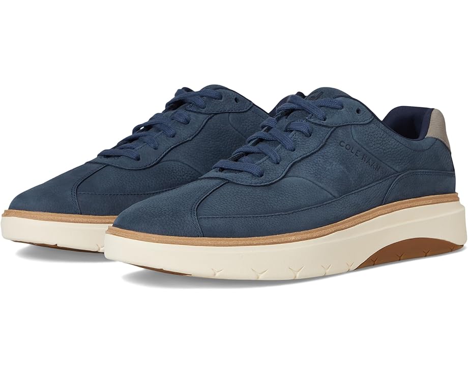 コールハーン アイボリー スニーカー メンズ 【 COLE HAAN GRANDPRO FEATHERARC BIKE TOE SNEAKERS / BIG DIPPER SEA STONE IVORY 】|スニケス