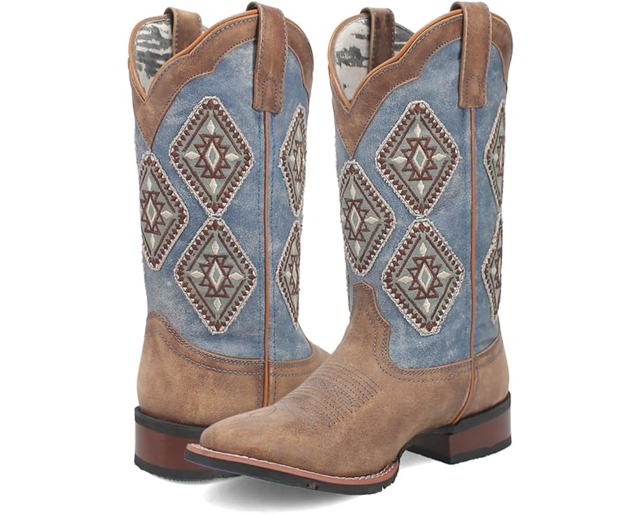ラレド 青色 ブルー デニム レディース 【 LAREDO SANTA FE / TAN BLUE DENIM 】 ブーツ