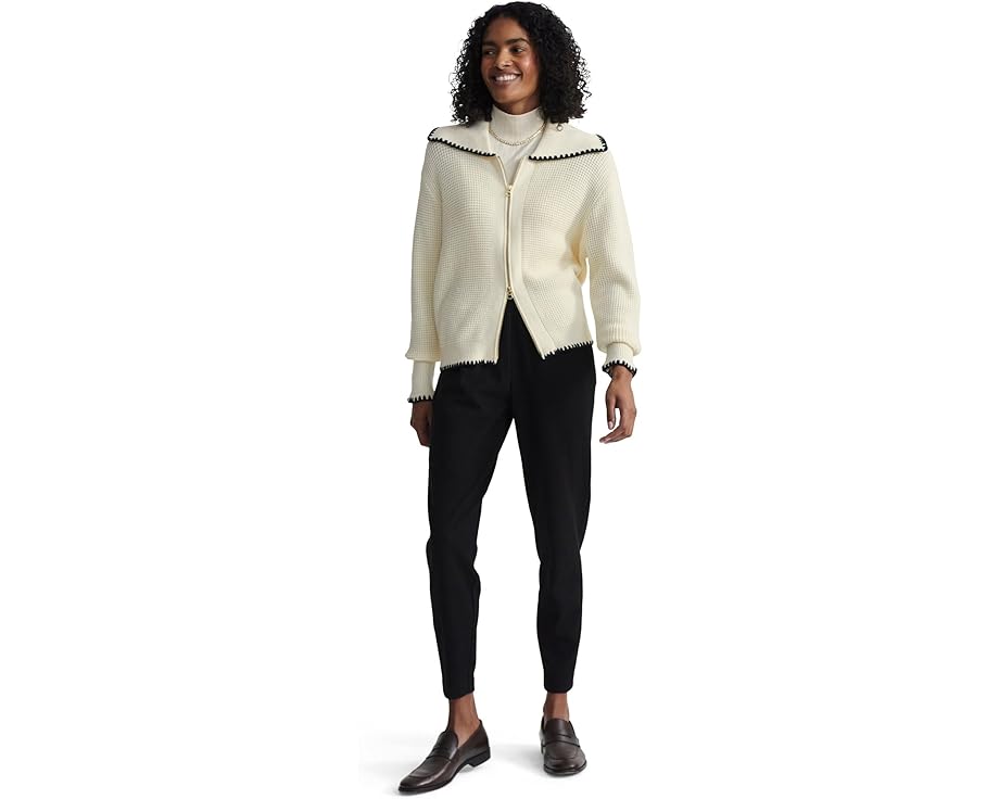 バーリー ニット ジャケット レディース 【 VARLEY SIBLEY SOFT KNIT JACKET / EGRET 】 レディースファッション トップス セーター