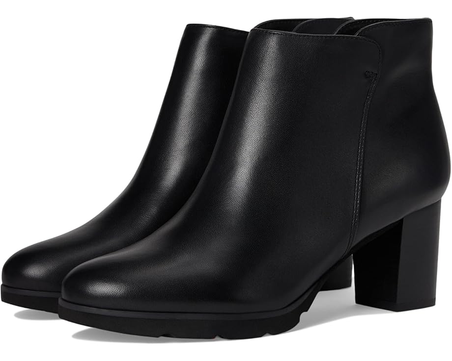 ロックポート オリーブ 黒色 ブラック レザー レディース 【 ROCKPORT OLIVE / BLACK LEATHER 】 ブーツ|スニケス