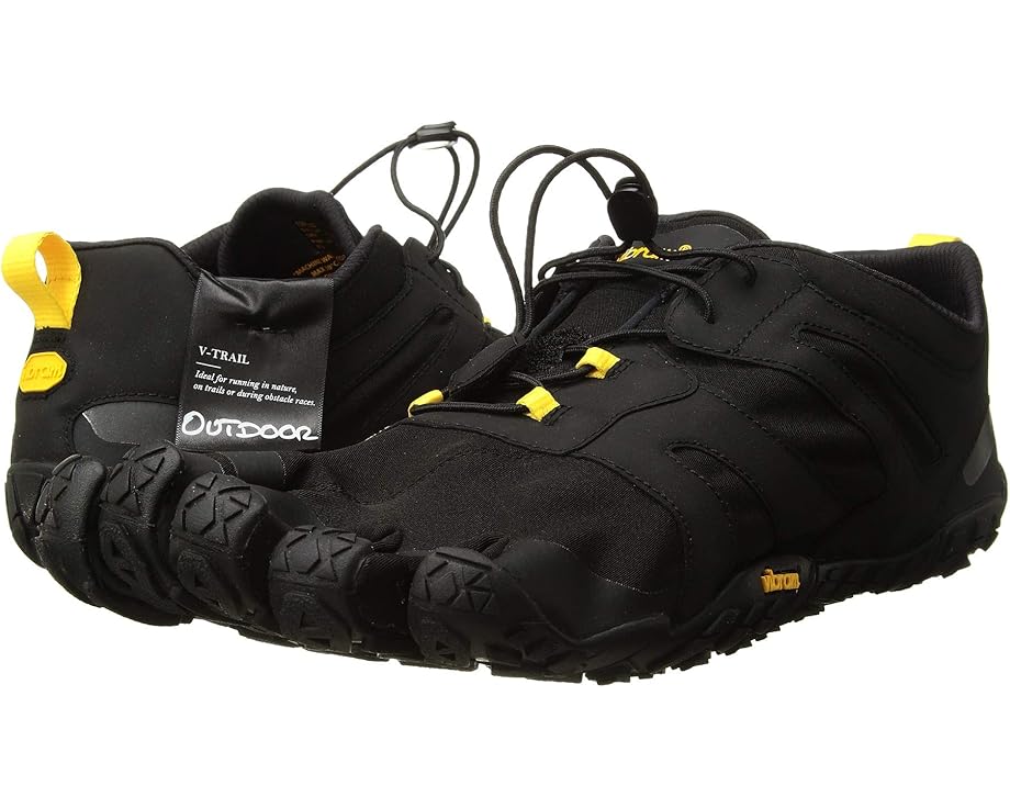 ビブラムファイブフィンガーズ 黒色 ブラック 黄色 イエロー 2.0 スニーカー メンズ 【 VIBRAM FIVEFINGERS V-TRAIL / BLACK YELLOW 】