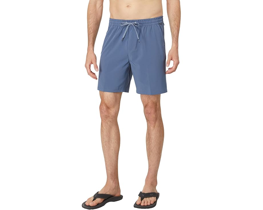 クイックシルバー ハイブリッド ショーツ ハーフパンツ ビンテージ ヴィンテージ 藍色 インディゴ メンズ 【 QUIKSILVER TAXER AMPHIBIAN 18 HYBRID SHORTS / VINTAGE INDIGO 】 ブーツ