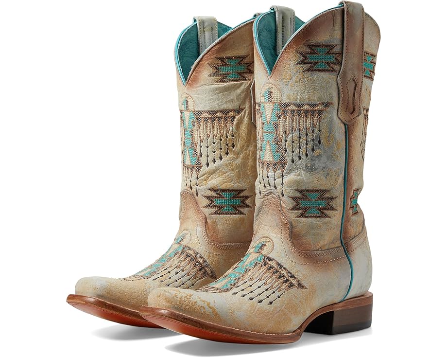 コーラルブーツ ブーツ 白色 ホワイト レディース 【 CORRAL BOOTS Z5219 / WHITE 】|スニケス