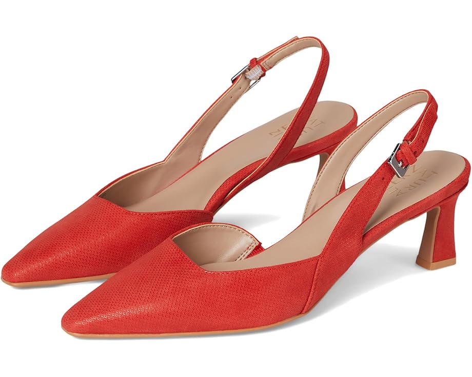 ナチュラライザー 赤 レッド スエード スウェード レディース 【 NATURALIZER DALARY / MASERATI RED SUEDE 】 パンプス