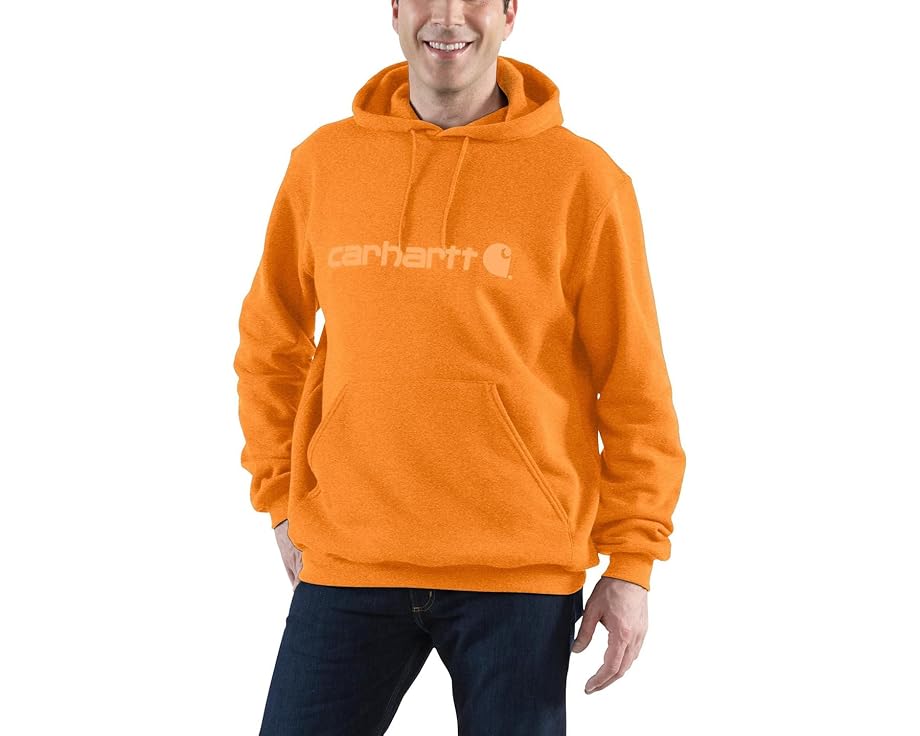 鉄道車両ハート形 ロゴタイプ トレーナー 調教師 メンズ 【 CARHARTT SIGNATURE LOGO MIDWEIGHT SWEATSHIRT / 】 メンズ流行り物 トップス