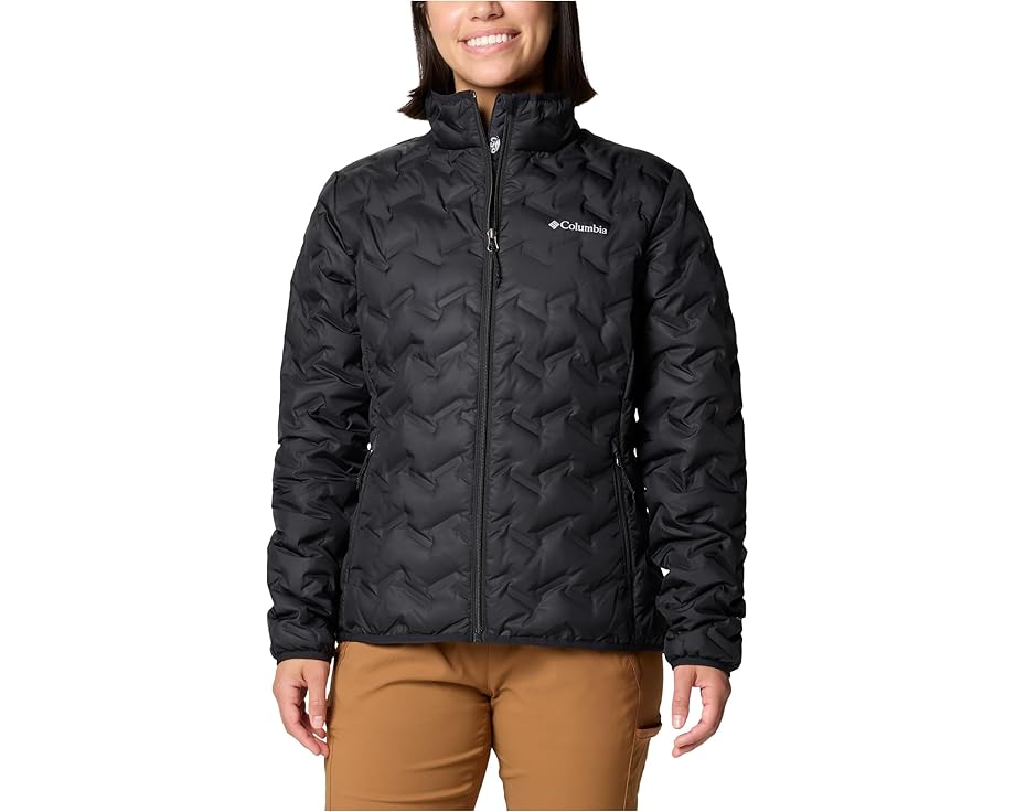 コロンビア ダウン ジャケット 黒色 ブラック RIDGE? ダウンジャケット レディース 【 COLUMBIA DELTA II DOWN JACKET / BLACK 】