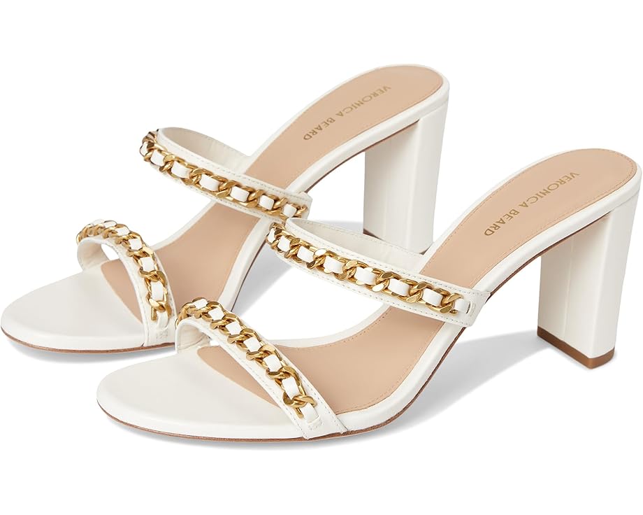 ベロニカ 白色 ホワイト レザー レディース 【 VERONICA BEARD GRETCHEN / PARCHMENT WHITE LEATHER 】 パンプス