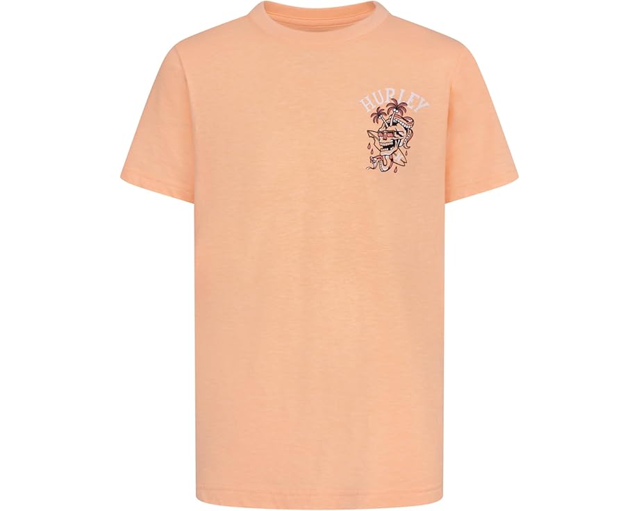 ハーレー グラフィック Tシャツ ヘザー ジュニア キッズ 【 HURLEY KIDS BREAKING THROUGH GRAPHIC T-SHIRT / SUNSET GLOW HEATHER 】 ベビー マタニティ トップス カットソー