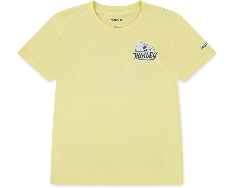 ハーレー グラフィック Tシャツ 黄色 イエロー ジュニア キッズ 【 HURLEY KIDS VENTURA GRAPHIC T-SHIRT / HEAVENLY YELLOW 】 ベビー マタニティ トップス カットソー