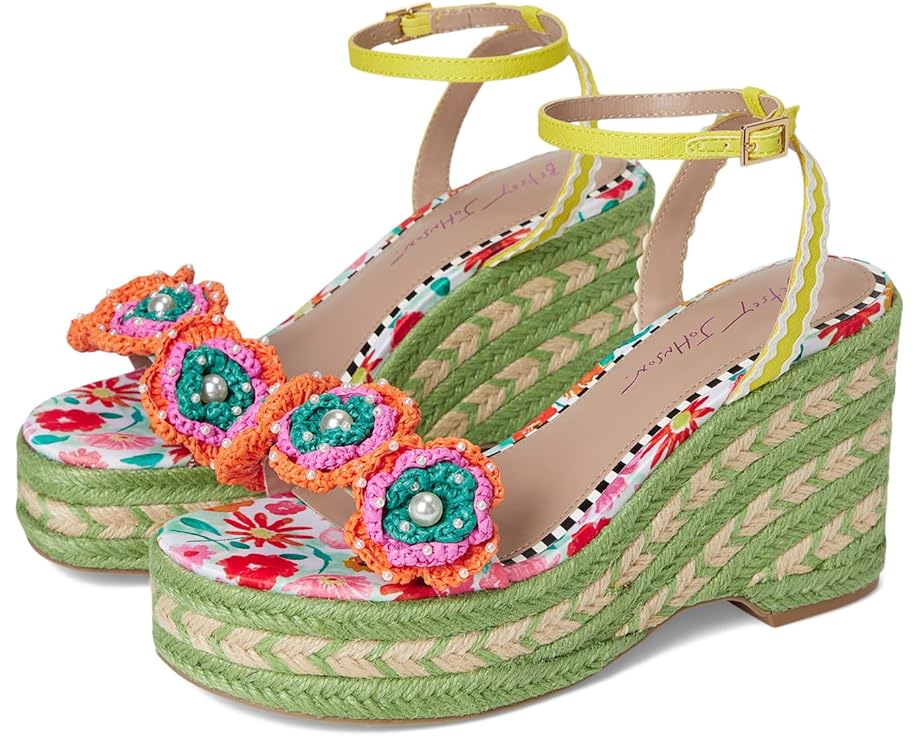 ブルーベッツィージョンソン 青色 ブルー ジョンソン 白色 ホワイト レディース 【 BLUE BY BETSEY JOHNSON MARABELA / WHITE MULTI 】 パンプス 23,927円