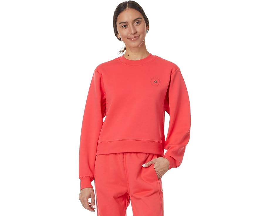 アディダス ステラマッカートニー アディダス トレーナー 調教師 サクラ色 レディース 【 ADIDAS BY STELLA MCCARTNEY ADIDAS BY STELLA MCCARTNEY REGULAR SWEATSHIRT IW9909 / PINK 】 レディースファッショ