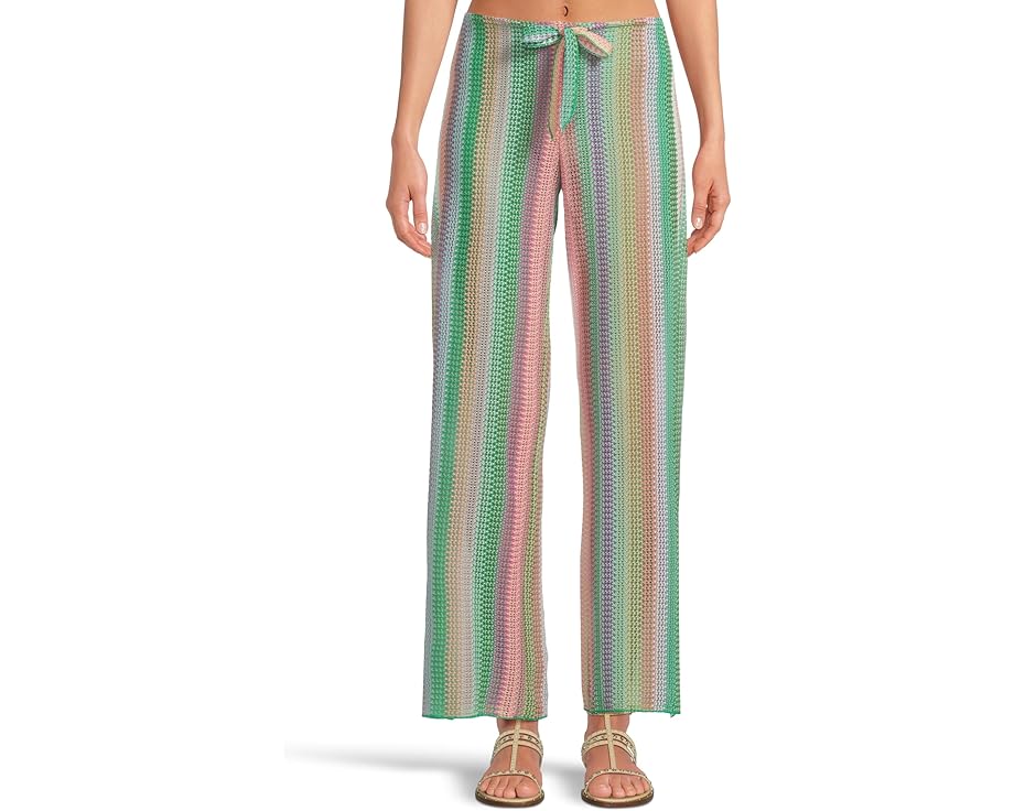 ベッカ レディース 【 BECCA BEACH SIDE CROCHET SPLIT LEG PANTS / MUTLICOLOR 】 レディースファッション ボトムス パンツ|スニケス