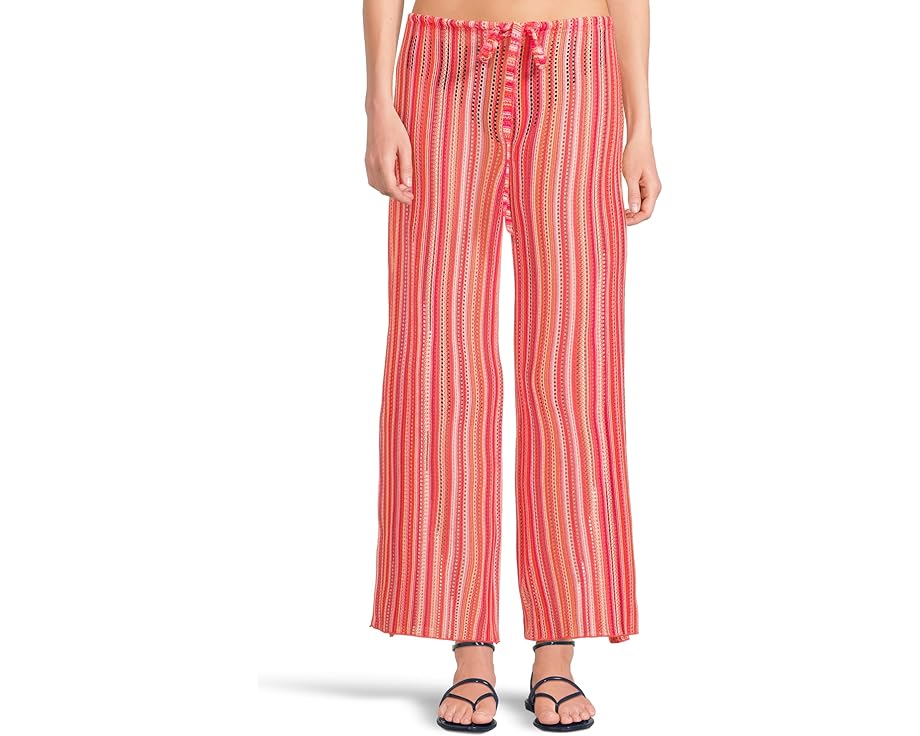 ベッカ パンツ BECCA'S レディース 【 BECCA SEASIDE CROCHET SPLIT LEG PANT / CORAL REEF 】 レディースファッション 水着