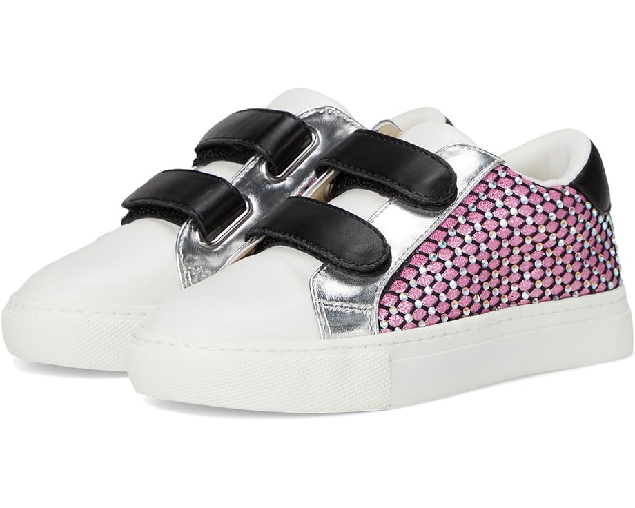 スティーブマデン スティーブマッデン ピンク ジュニア キッズ 【 STEVE MADDEN KIDS ROWDY / PINK MULTI 】 ベビー マタニティ スニーカー｜スニケス