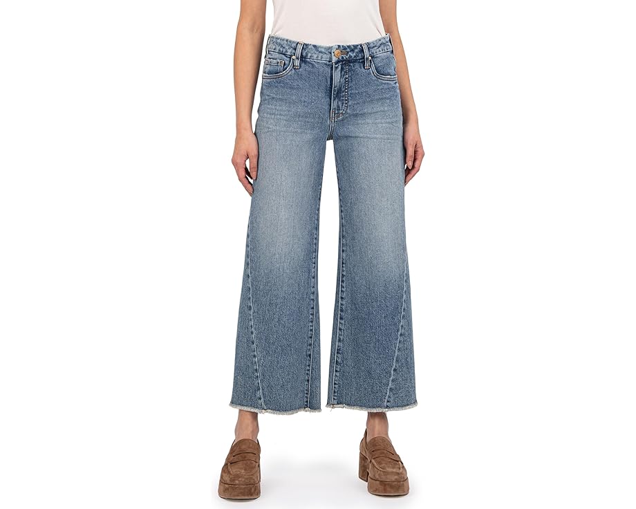 カットフロムザクロス レディース 【 KUT FROM THE KLOTH MEG HIGH-RISE FAB AB WIDE LEG BACK FORWARD RAW HEM IN DEFIANT / 】 ブーツ