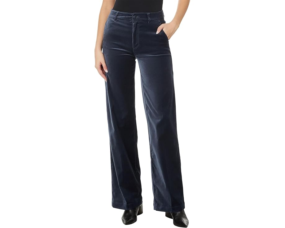 ペイジ 青色 ブルー レディース 【 PAIGE SASHA WITH TROUSER POCKETS IN CALICO BLUE / CALICO BLUE 】 ブーツ