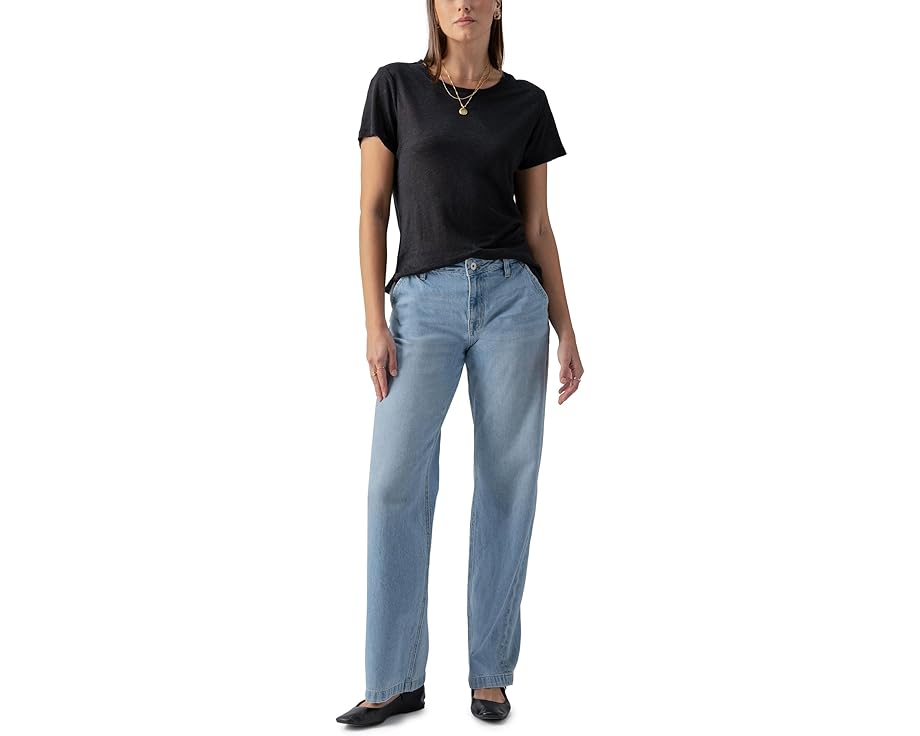 サンクチュアリー Tシャツ レディース 【 SANCTUARY LINEN PERFECT TEE / 】 レディースファッション トップス カットソー