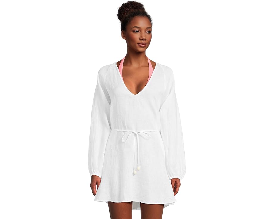 エルスペース 白色 ホワイト L*SPACE レディース 【 BOAT TRIP TUNIC / WHITE 】 レディースファッション トップス Tシャツ カットソー｜スニケス