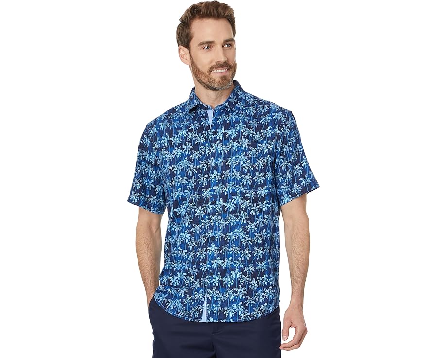 トミーバハマ パラダイス 紺色 ネイビー メンズ 【 TOMMY BAHAMA PARADISE PALMS / ISLAND NAVY 】 メンズファッション トップス Tシャツ カットソー