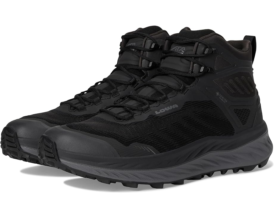 ローバー 黒色 ブラック スニーカー メンズ 【 LOWA FORTUX GTX QC / BLACK 】
