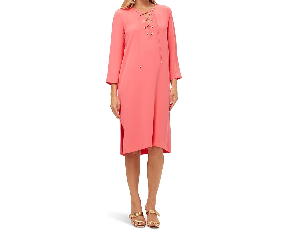 トリーナターク ドレス ミディドレス レディース 【 TRINA TURK CATAMARAN MIDI DRESS / CORAL CRUSH 】 レディースファッション