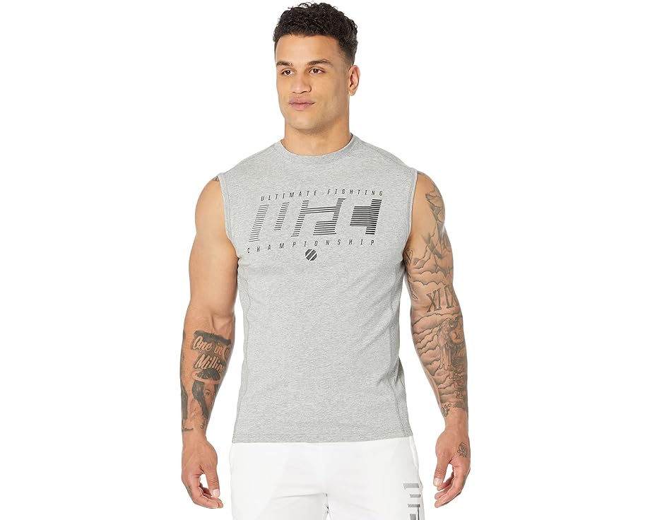 アルティメイト ノン捩り 労働者の一団 プルオーバー メンズ 【 UFC ULTIMATE FIGHTING SLEEVELESS CREW NECK TEE / 】 メンズ流行り物 トップス カットソー