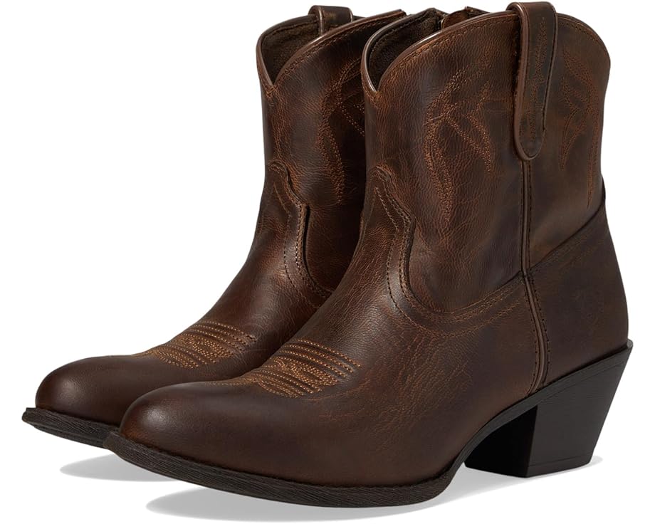 アリアット 茶色 ブラウン レディース 【 ARIAT DARLIN / SASSY BROWN 】 ブーツ|スニケス