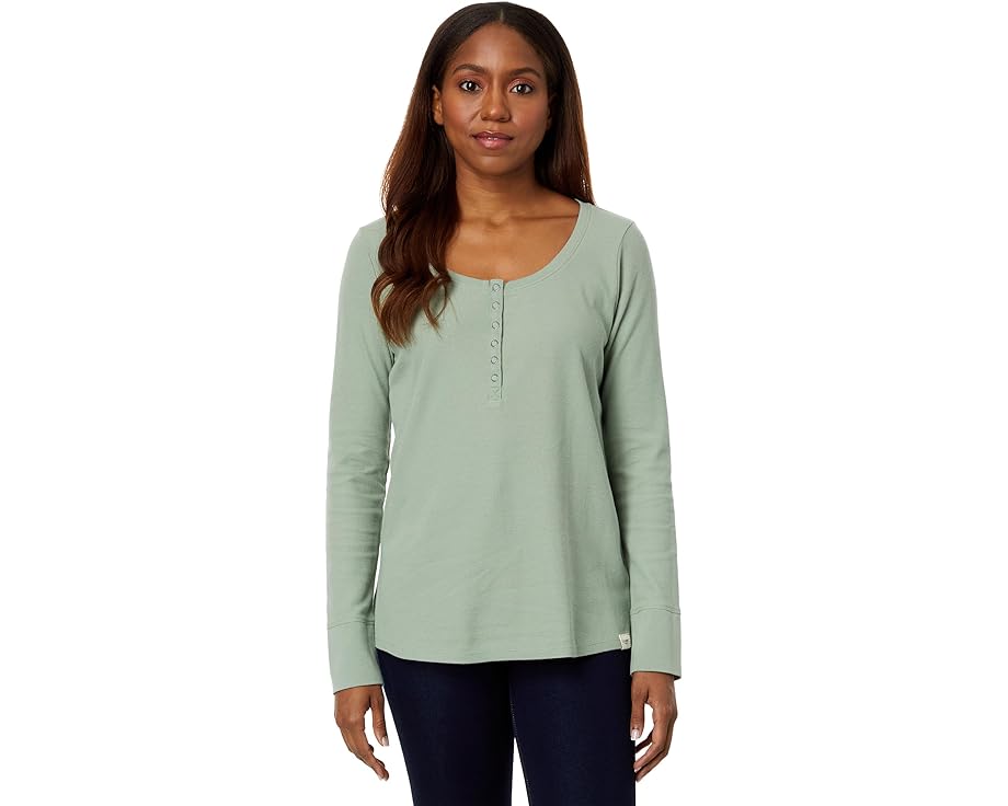 ワッフル ヘンリー スリーブ L.L.BEAN 長袖 レディース 【 UNSHRINKABLE MINI WAFFLE HENLEY LONG SLEEVE / 】 レディースファッション トップス Tシャツ カットソー 12,900円